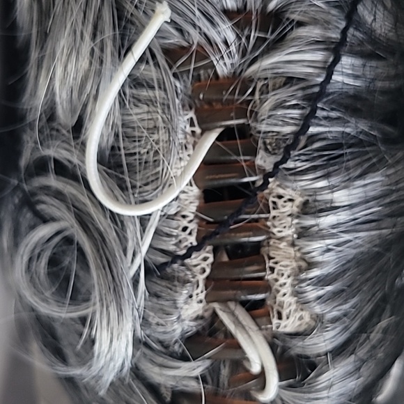 WOMENS PONY TAIL CLIP-ON GRAY COLOR # 51 - Picture 6 of 8